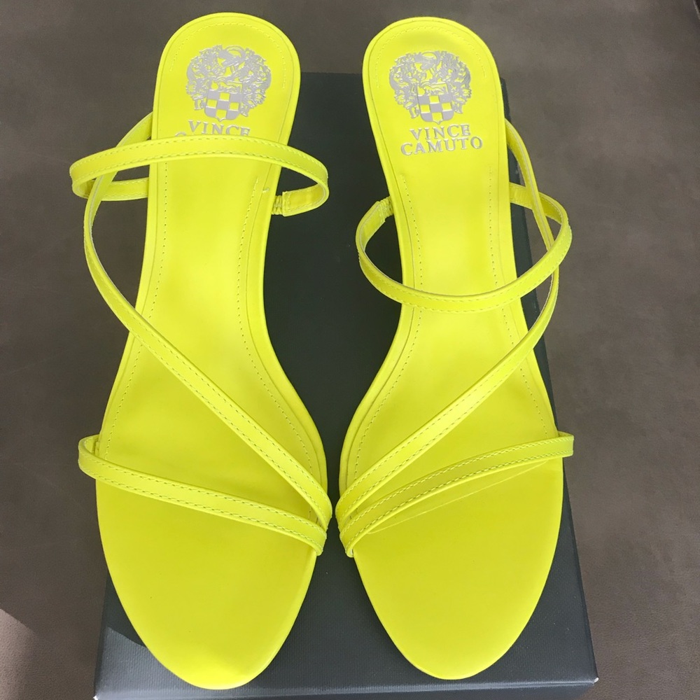 Vince Camuto Strappy Sandal-Yellow